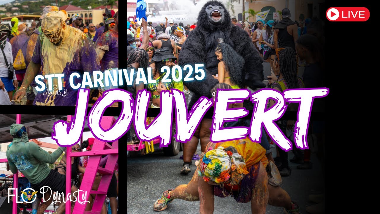 Jouvert St. Thomas Carnival 2025 — Live Highlights #usvirginislands #carnival