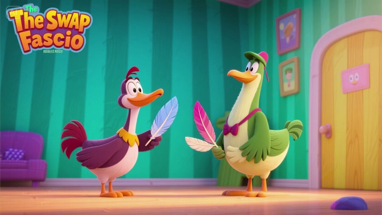 🪶 The Feather Swap 4 | Fun Kids Song About Friendship & Sharing! 🦆🌈