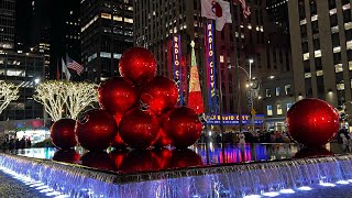 NYC LIVE Exploring Midtown Manhattan Christmas Season (December 1, 2024)