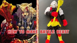 How to make Battle Beast pipecleaner tutorial