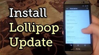 Manually Update Your HTC One to Android 5.0 Lollipop [How-To]