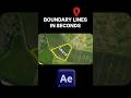 Land Boundary Effect Tutorial 🔥 Real Estate Editing in After Effects