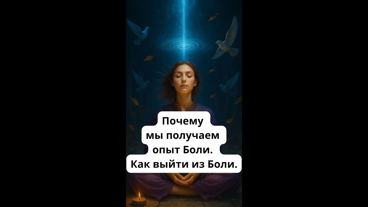 Почему мы получаем опыт Боли. Как выйти из Боли. (Есть Практика. см. описание)