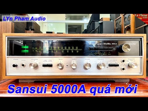 Video Amply sansui 5000A đẹp như mới ghép với loa mắt cáo cổ... - youtube