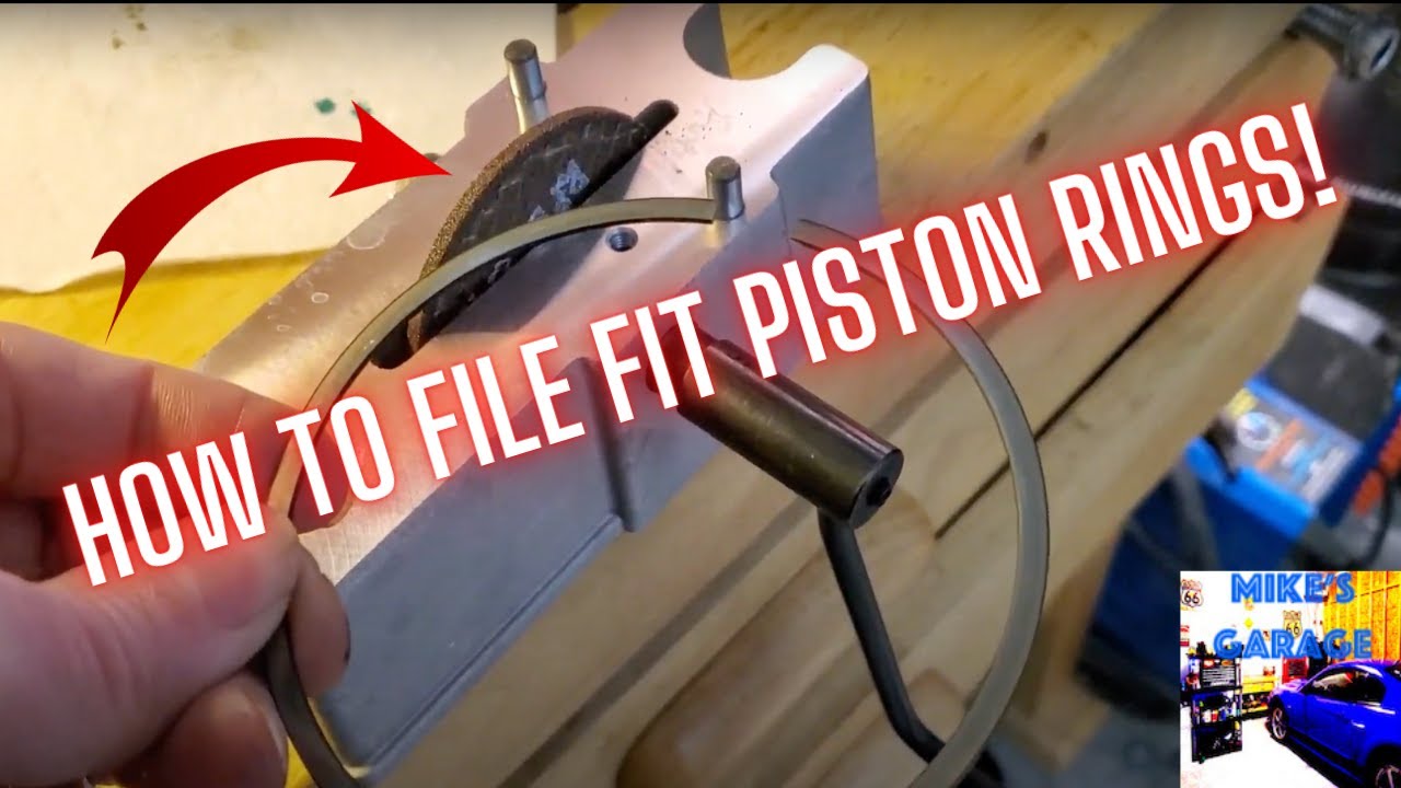 How to Gap Piston Rings (very easy) 