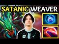 🔥 Satanic WEAVER Carry Goes CRAZY &mdash; Infinite Sustain Meta NEW Patch 7.41a 🔥 Dota 2 Gameplay