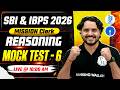 SBI / IBPS Clerk 2026 | Reasoning Mock Test -6 | Reasoning for Banking Exam | by Vidhu Sir