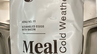 US MCW Menu 11 2022 Scrambled Eggs/Bacon #mre #rations #prepper #entertainment #militaryrations