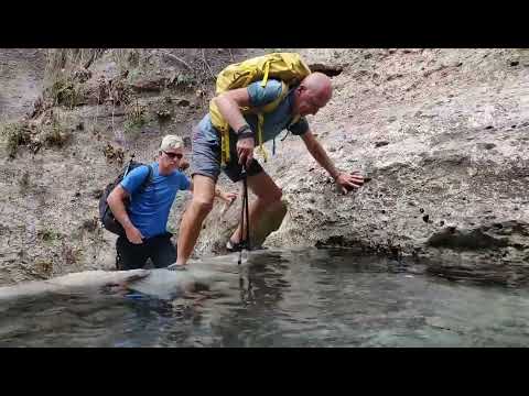 Summer River Walking in the Lecrin Valley, Spain