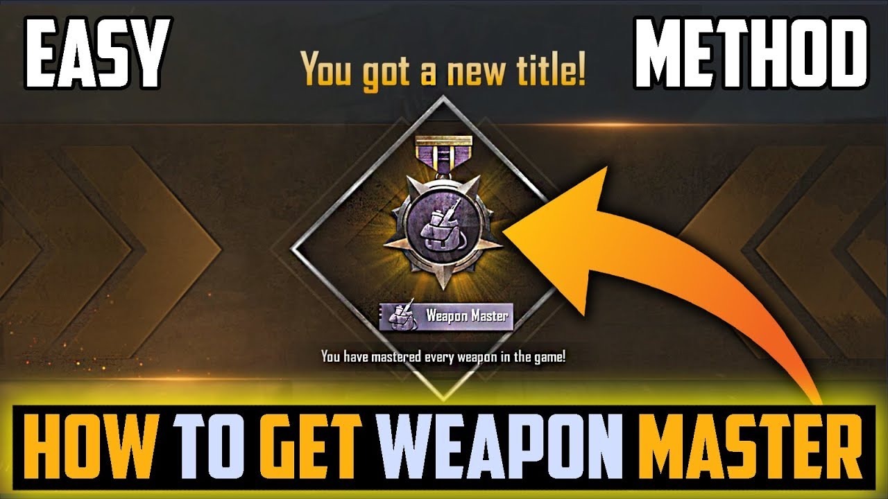How To Do Weapon Master In Pubg How to Complete Weapon Master Easily in Pubg Mobile - YouTube