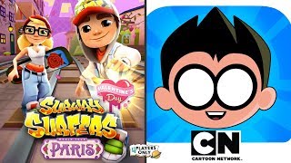 Subway Surfers [COCO, PARIS 2020] VS Teeny Titans - Teen Titans Go! screenshot 2