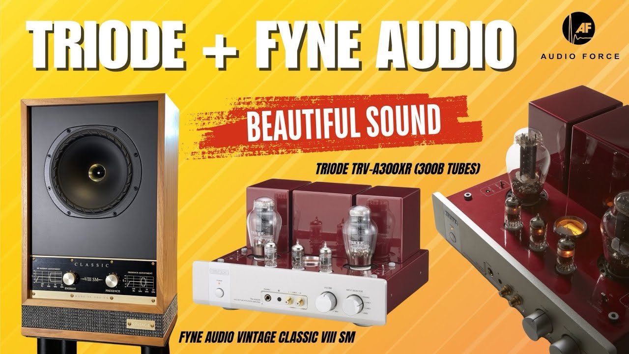 Sound Test: Triode TRV-A300XR (300B Tubes) & Fyne Audio Vintage