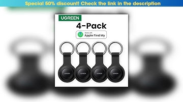 Hot Picks UGREEN Finder Security SmartTrack Link Smart Tag With Apple Find My Key Bluetooth GPS Tra