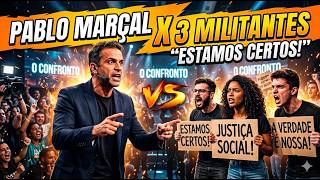 PABLO MARÇAL ENFRENTA 3 MILITANTES: O debate mais tenso que você vai ver hoje!