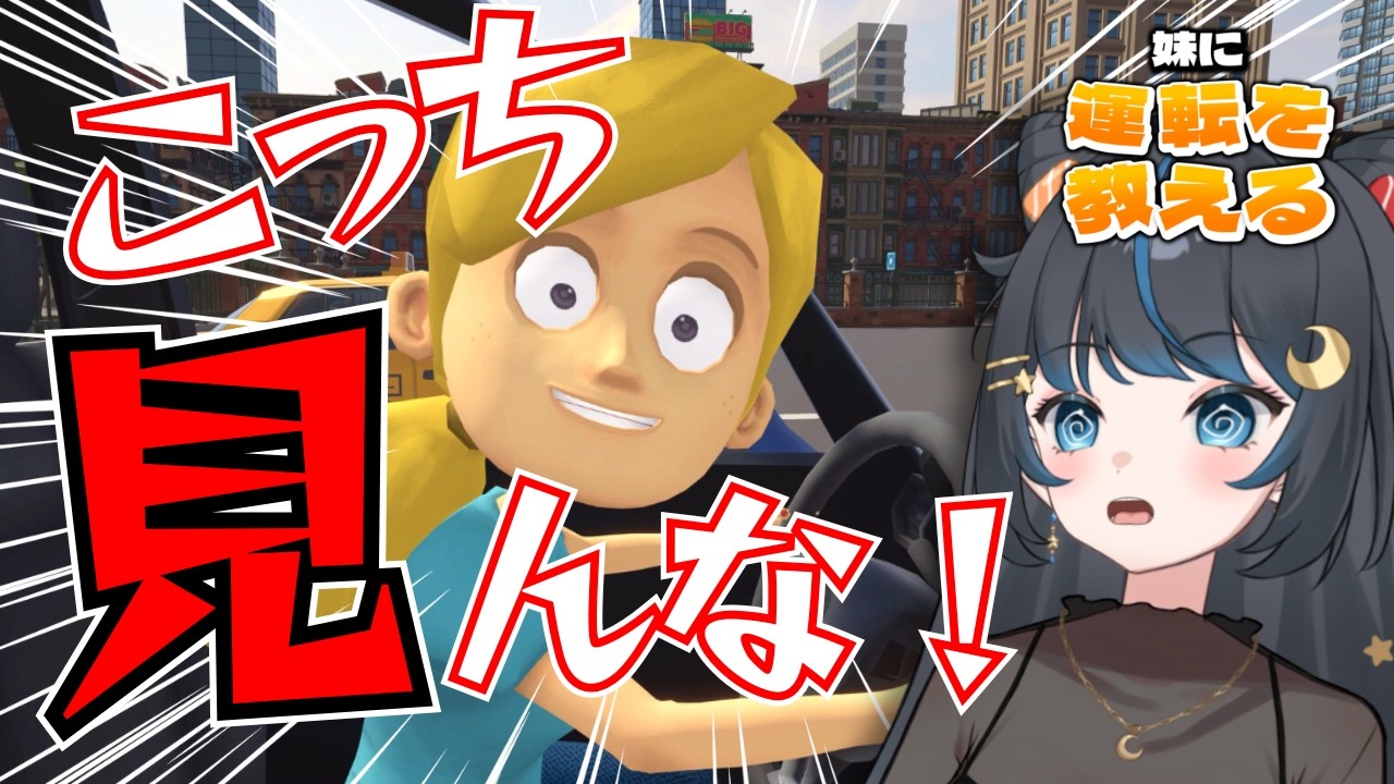 アホすぎる妹に運転を教えるゲームが想像以上にヤバそう 【妹に運転を教える】 #vtuber #バカゲー