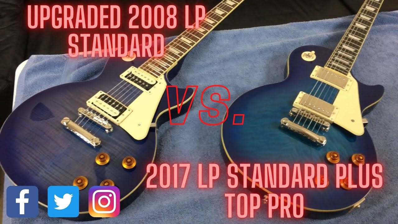 2008 Epiphone Standard vs. 2017 Epiphone Standard Plus Top Pro