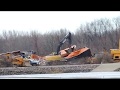 CSX Train Q020 Derailment in Batavia, NY **CLEANUP OPERATIONS**