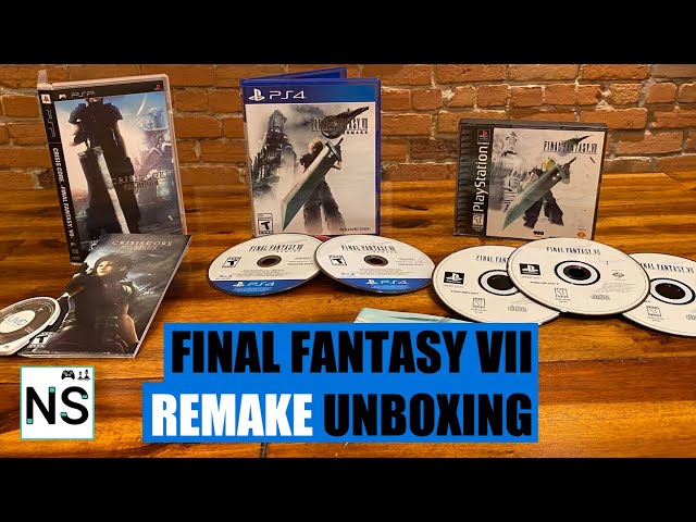 PS4 Final Fantasy VII Remake Console Unboxing + #FFVIIR Sony Wearable Neck  Speaker 