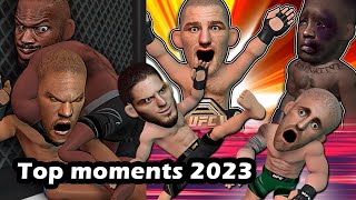 Top Finishes \& Moments UFC 2023