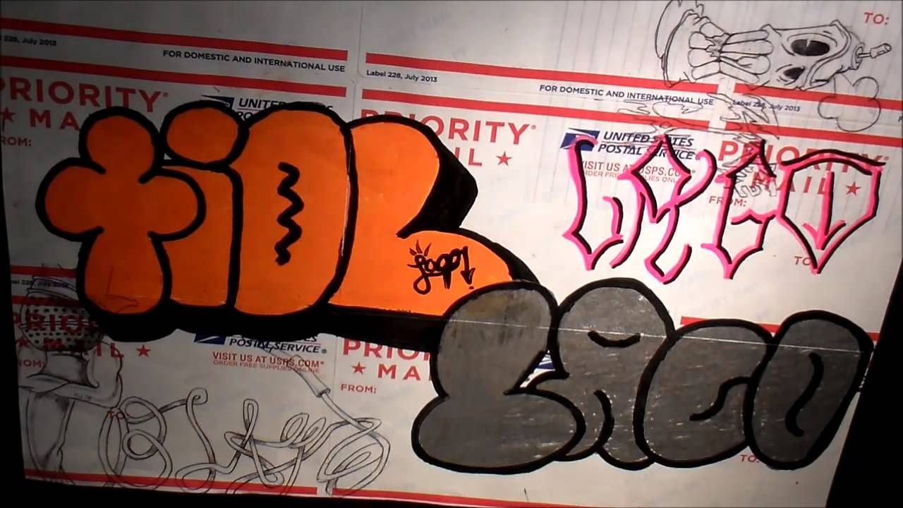 Happy Graffiti Sticker Trade