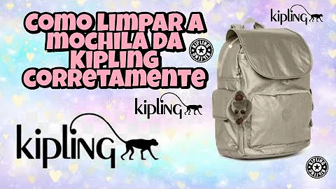 Pode lavar bolsa da Kipling?