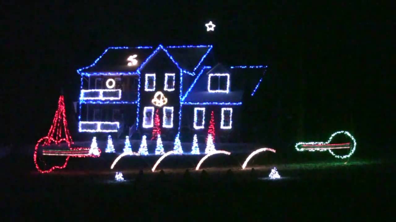 Amazing Grace Christmas Light Show Yule 2010 YouTube