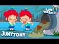 💩💦 Eww! The Water Smells Like Poo! | Water pollution | Environment Songs for Kids | JunyTony