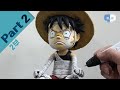 [3D pen] One Piece,  Luffy / [3D펜] 원피스 루피 피규어 만들기.