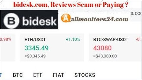 bidesk.com, Reviews Scam Or Paying ?
