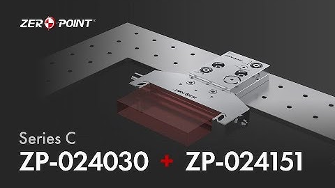 ZP-024030+ZP-024151 |  ZERO POINT is modular precision workholding system for Wire cutting machine.