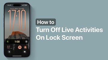 How to Turn Off Live Activities on Lock Screen