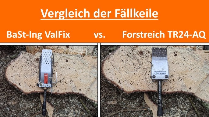 Mechanischer Fällkeil mit Akkuschrauber von BaSt-Ing 