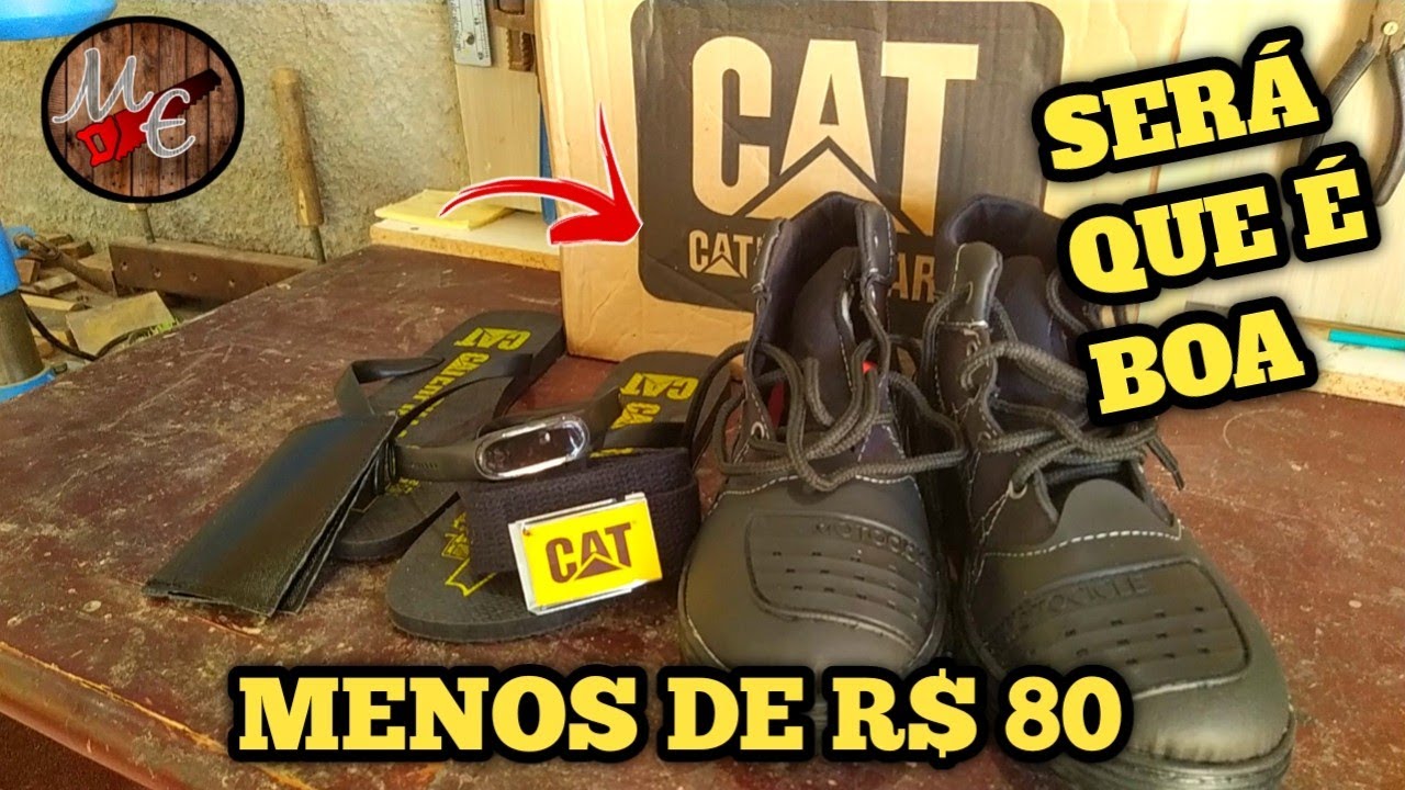 Comprei 2x Réplicas Caterpillar Adventure + Cinto CAT Na Shopee R$125 