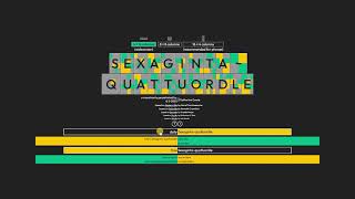 Sexaginta-Quattuordle is 64 Wordles in a Row! | Daily Sexaginta-Quattuordle 39 for 2nd May, 2022