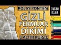 Gizli Fermuar Dikimi ve Teknikleri - Elbiseye Kolay Fermuar Takma Yöntemi (KENDİN YAP) | Tuğba İşler