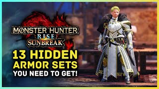 Monster Hunter Rise sunbreak - 13 Hidden Armor Sets You Need to Get!