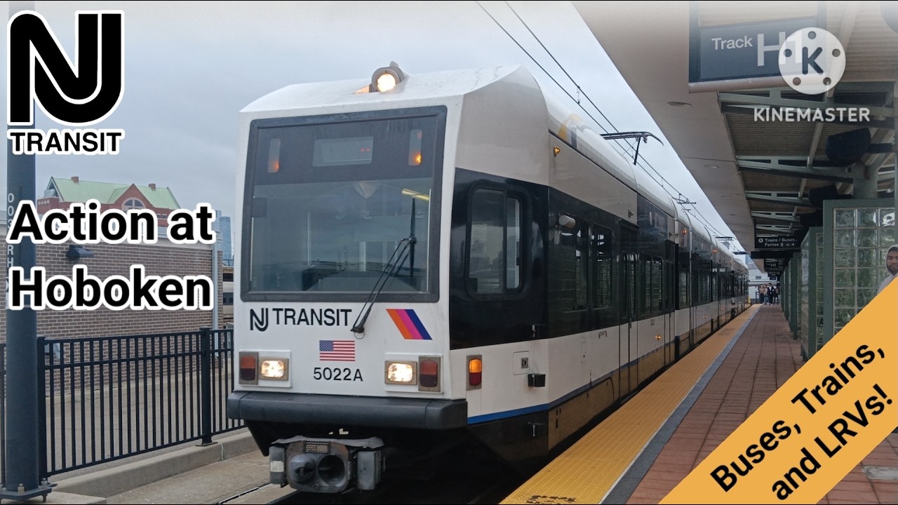 New Jersey Transit Action at Hoboken!