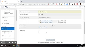 Comment déposer un devoir dans Moodle ? (pour les étudiants)