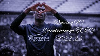 Reading Fc Breakthrough Team Of The Season 2022-23