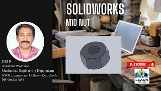 SolidWorks -Solidmodeling- M10 NUT
