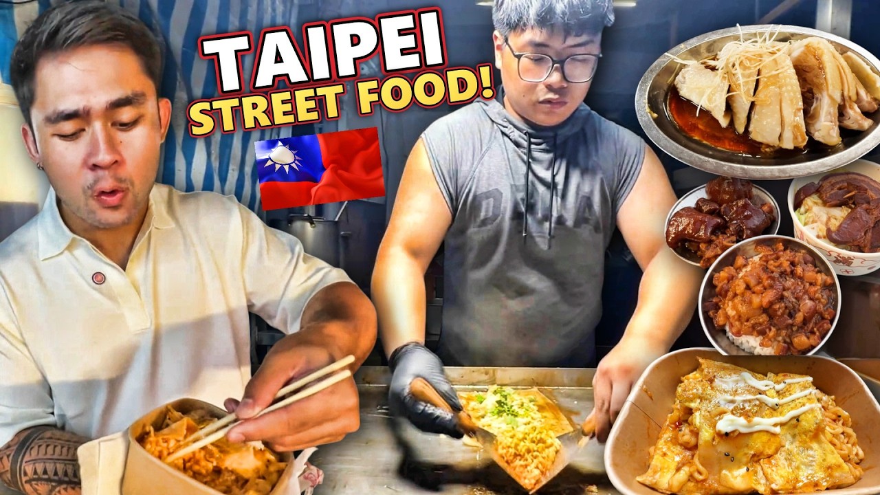 Taiwan Street Food at Night! Ultimate Night Market Food Crawl in Taipei!