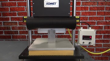 ASTM D3574 I3 Foam Testing with an ADMET Constant Deflection Pounding Machine