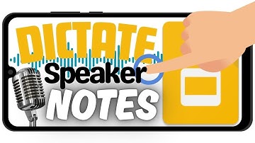 Add Speaker Notes Hands-Free on Google Slides Mobile (Dictate Notes)