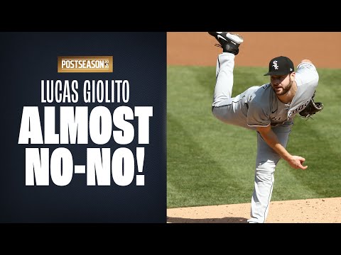 Lucas Giolito pitches amazing Game 1, almost gets NO-HITTER! (7 IP, 1 R, 2 H)