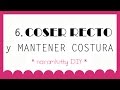 6. CURSO ONLINE APRENDE A COSER A MÁQUINA: COSER RECTO Y MANTENER COSTURA