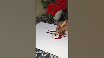 How to write Alif Laam Meem #arabic #art #calligraphy #calligraphy by khan #video #qalamcalligraphy