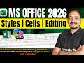 Home Tab in MS Excel Part- 2 | Styles, Cells, Editing with Example | Computer Tech Academy