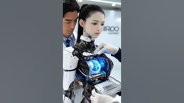 Guy Tries Out the Newest Girlfriend Robot at the Expo.