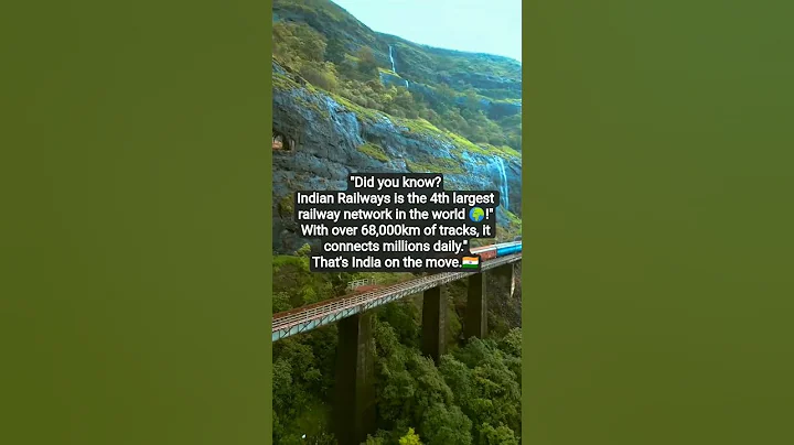 Indian Railways:  4th largest in the world! 🚂🇮🇳 #shorts #ytshorts #facts