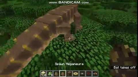 Fossils and Archeology Mod 1.12.2 | Megalania vs. Meganeura Sneak Peek